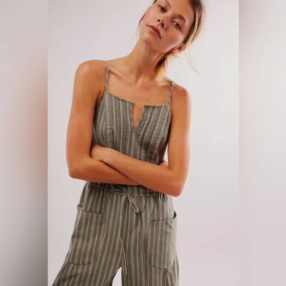 012 Free People Verona Bare Stripe One-Piece NWOT Size XS - Picture 3 of 12